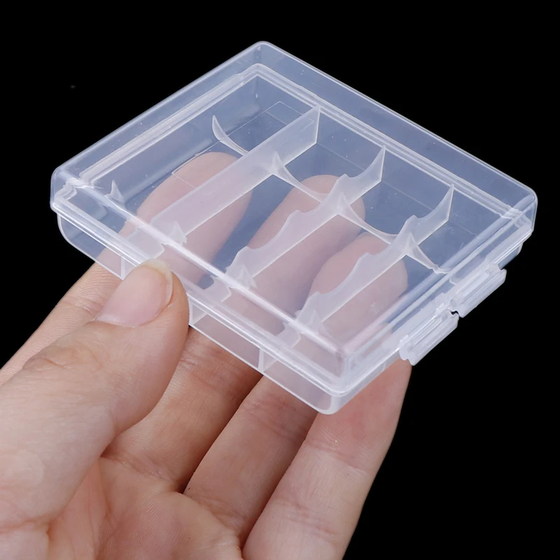 Plastic Battery Holder Case For 4 AA AAA 14500 10440 Battery Storage Box