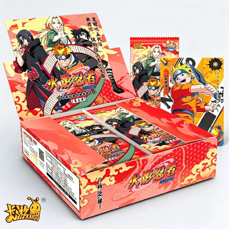 Kayou Genuine Naruto Collection Cards Official Tier 9 Chapter Of Soldiers Anime Character Trading Card Pack For Hobby Collectors
