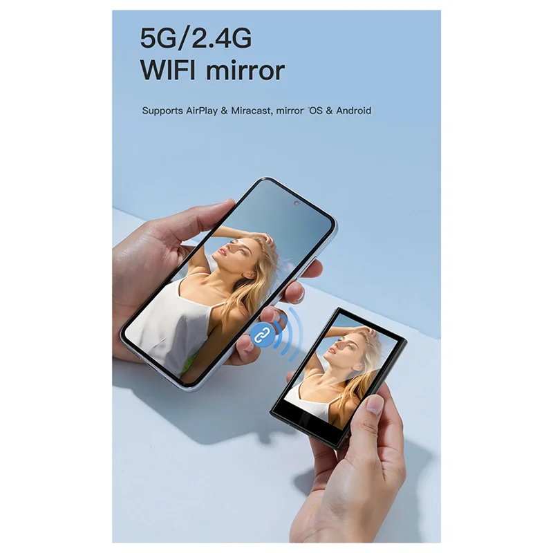 

Rear Camera Selfie Monitor Screen Phone Bluetooth Adjustable Magnetic Mount Black