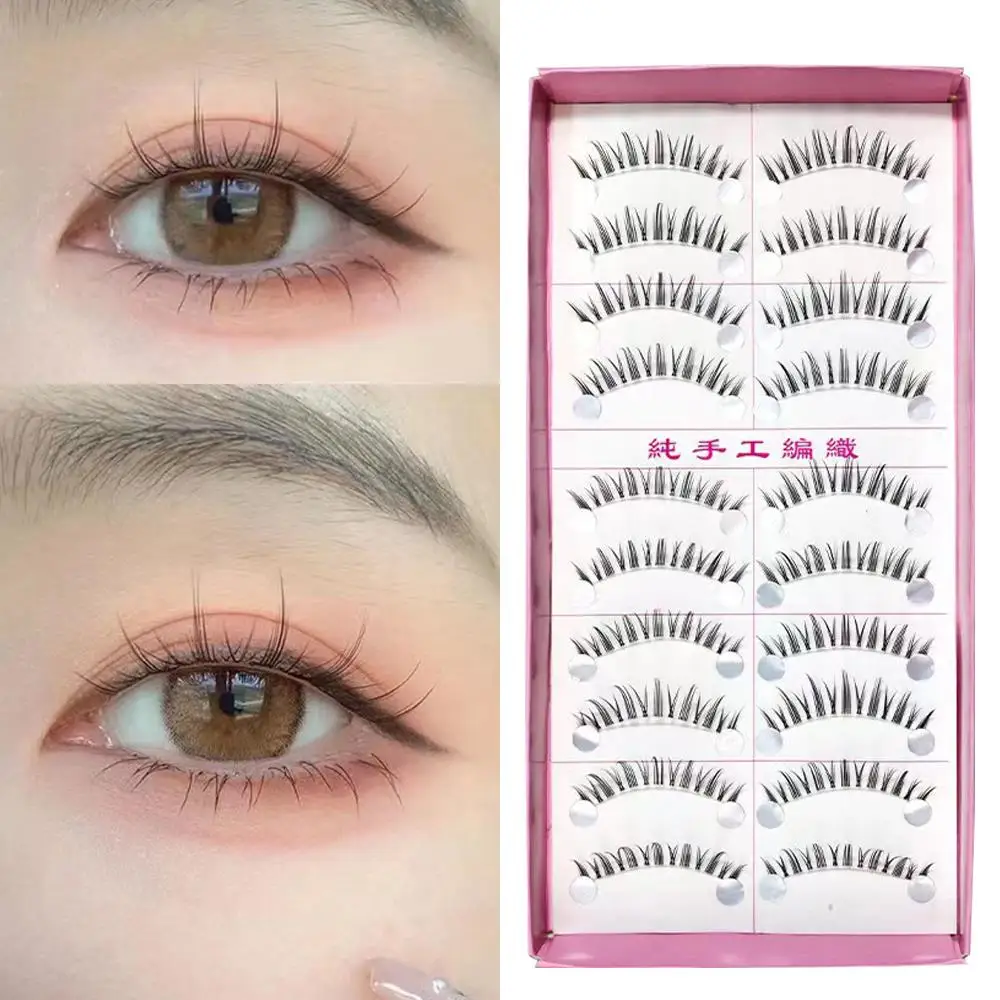 

Cute False Eyelashes Sweet Little Devil Cosplay Lash Extension Useful Clear Band Natural Decor Daily Makeup Product Small Lash