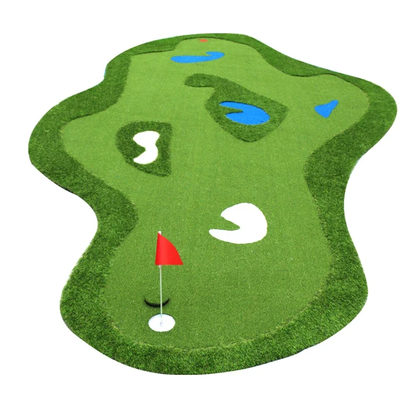 Custom Golf Green Indoor Outdoor Large Professional Golfing Training Mat Golf Putting Practice Equipmentpromote sales