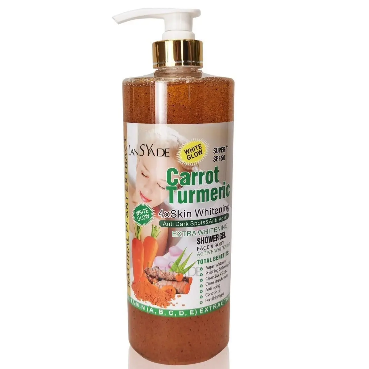 Exfoliating Body Scrub Body Wash W/Rich Foam & Long Fragrance - Smooth Skin Moisturizing Shower Gel