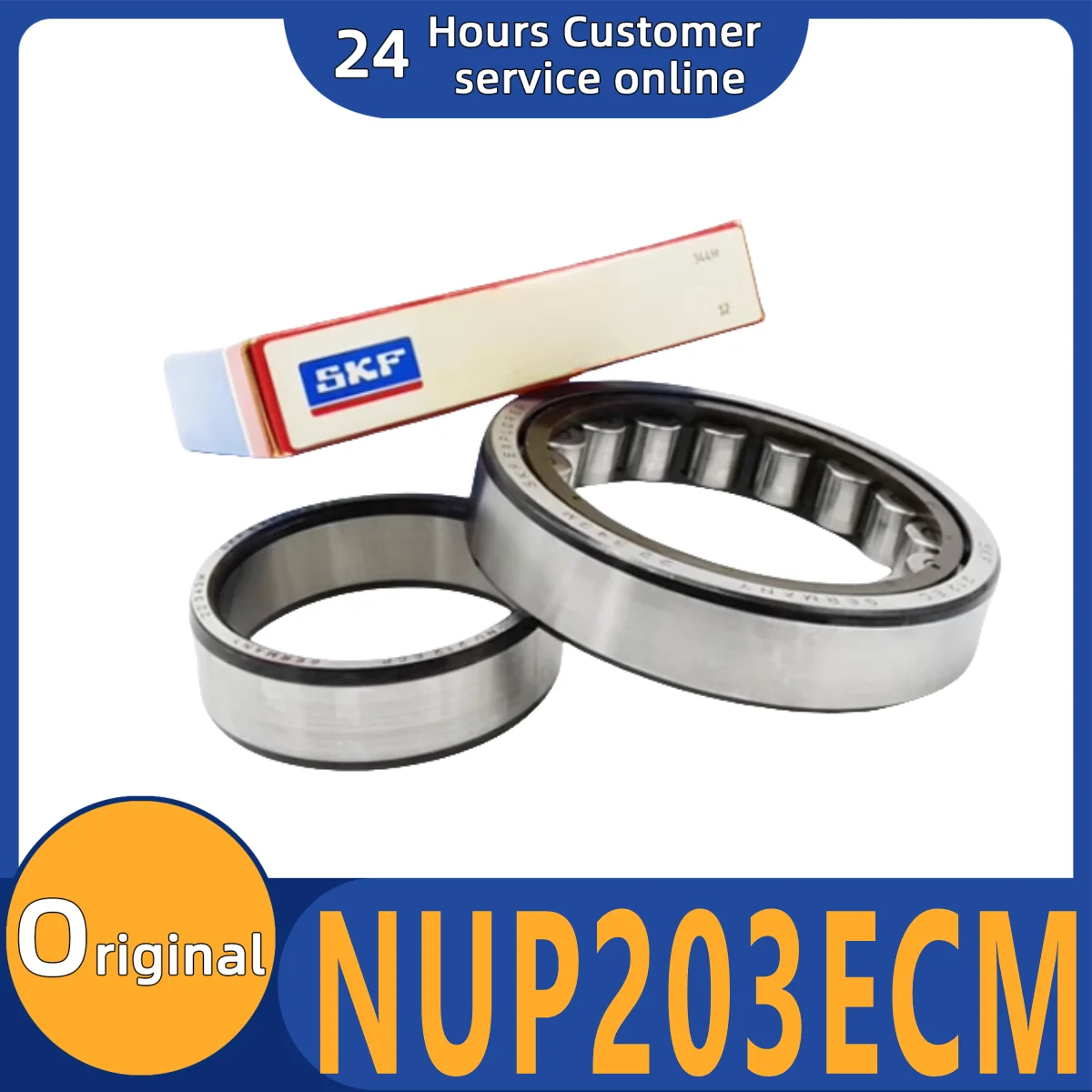 

Новый оригинальный подшипник NUP203ECM NUP204ECM NUP205ECM NUP206ECM NUP207ECM NUP208ECM