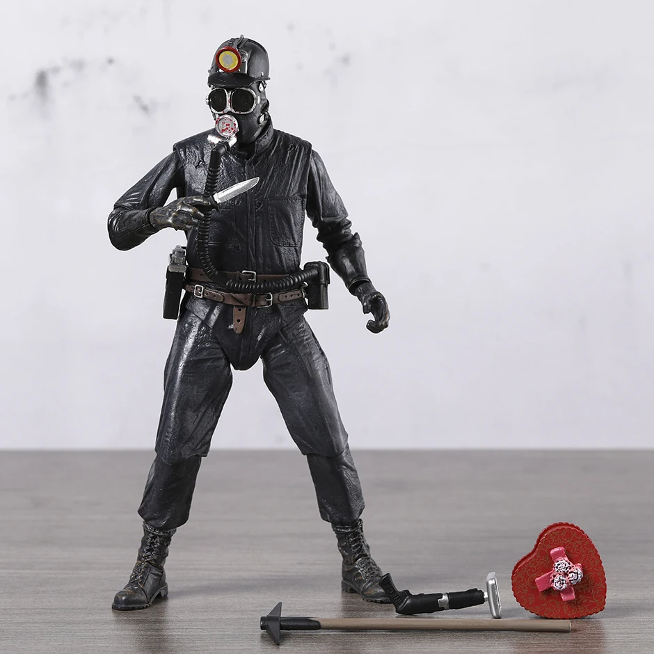 NECA My Bloody Valentine Ultimate The Miner Movable Assemble Action Figure PVC Model Figurine Toy