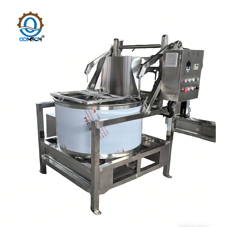 HN QDMECH High Efficiency Fruit Vegetable Fried Snack Pickled Food Material Centrifugal Dehydration Deoiling Machine Spin Dryer