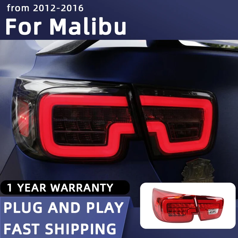 

Car Styling Taillights for Malibu LED Tail Light 2012-2016 New Malibu Tail Lamp DRL Rear Turn Signal Automotive Accessories