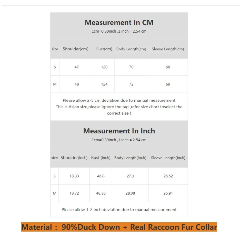 الموضة الأوروبية ملابس خارجية بطة بيضاء الشتاء سترة سترة 2025 جديد أسفل سترة المرأة الراكون الفراء طوق فضفاض قصير أسفل معطف #6