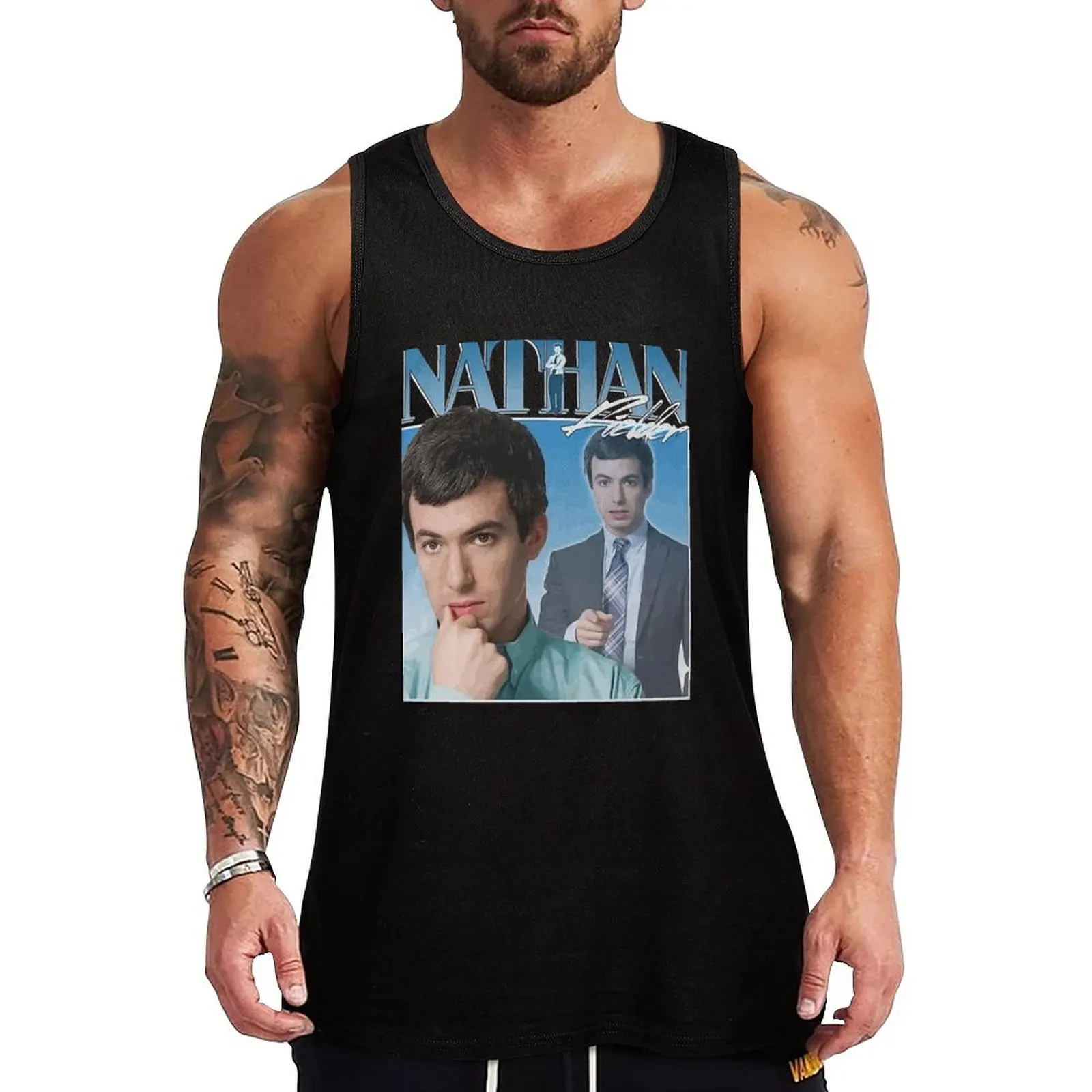 Nathan Fielder 90s Vintage Tank Top summer clothes man 2024 man sexy?costume T-shirt men Men's tops