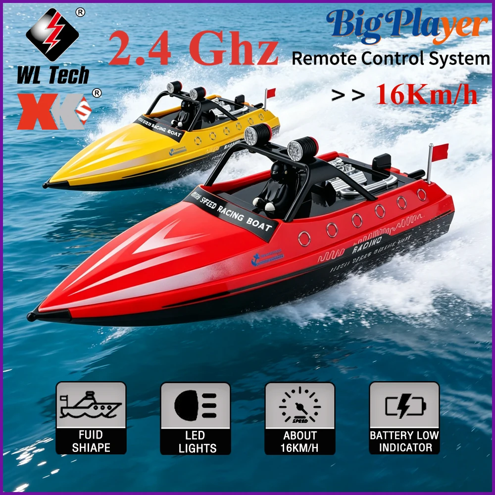 WLtoys WL917 Mini RC Jet Boat 2.4G Electric High Speed Racing Boat with Water Jet Thruster Remote Control Water Toy for Boys