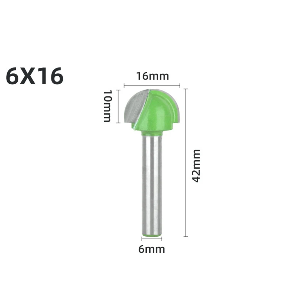 Mill Router Bits Router Cutter Silver Sturdy Tungsten Steel Wide Applications 16-32mm 6mm Shank Characteristics