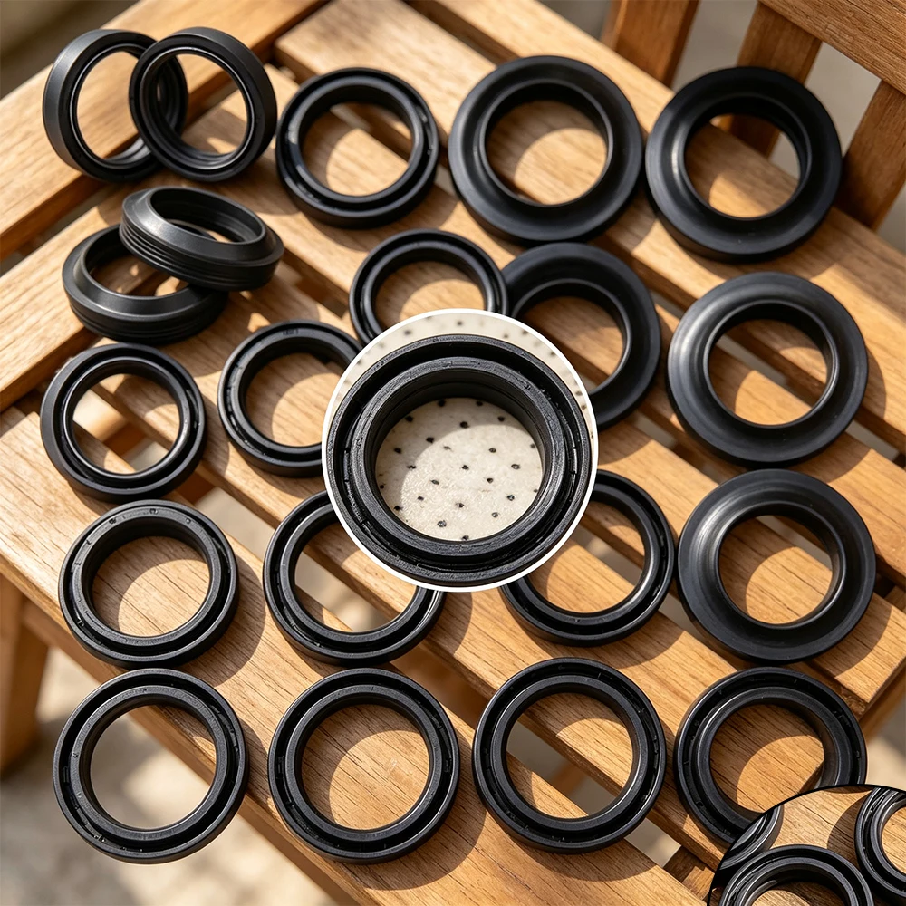 4/8/16pc 35x48x10.5 35*48 35 48 Front Fork Damper Oil Seal Dust Cover For Suzuki RM125 RM 125 GT500 GT 500 DR250S DR250 DR 250 S