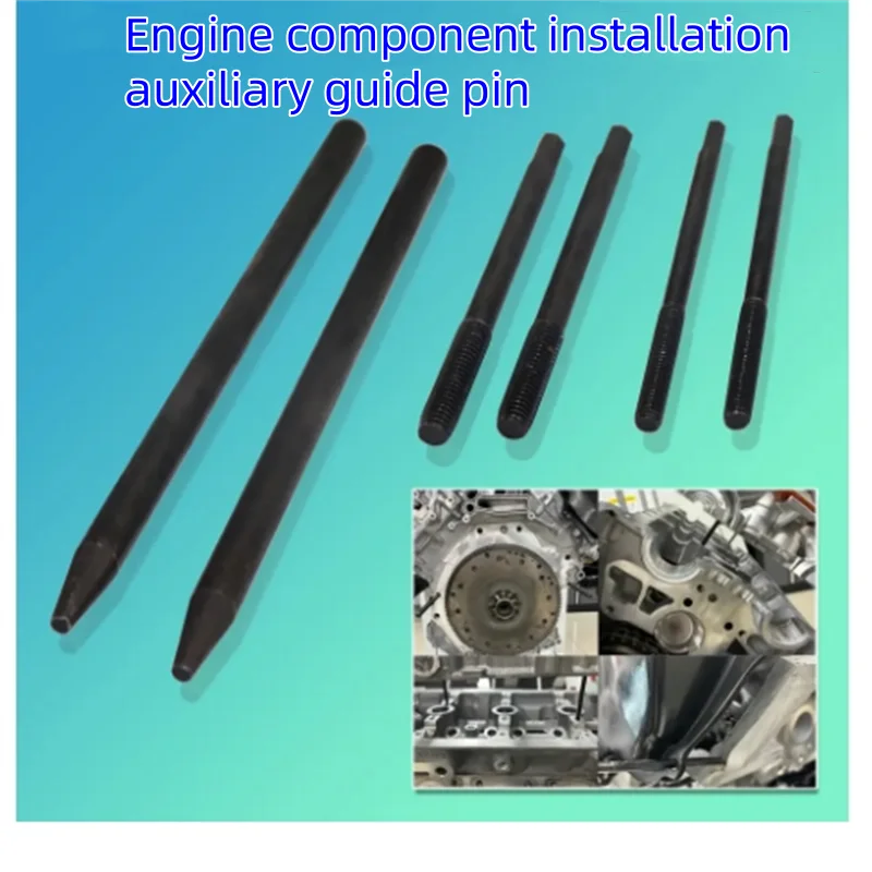 6 Pcs Automotive Engine Block Parts Mounting Aid Guide Pin Locating Pin Sub Cylinder Head Guide Locating Pins