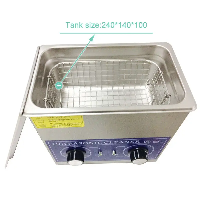 3.2L Ultrasonic Cleaers Glasses metal jewelry Cleaning laboratory Stainlesssteel