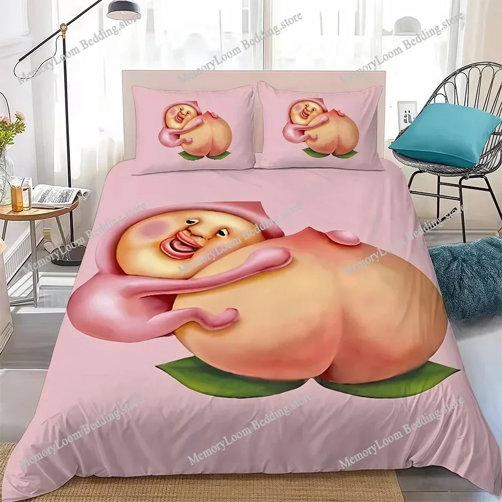 

Cartoon K-Kobito Funny Duvet Cover Set Home Style Bedding Soft Laundry Cotton Bed Four Seasons Student Dormitory Luxury Gift741