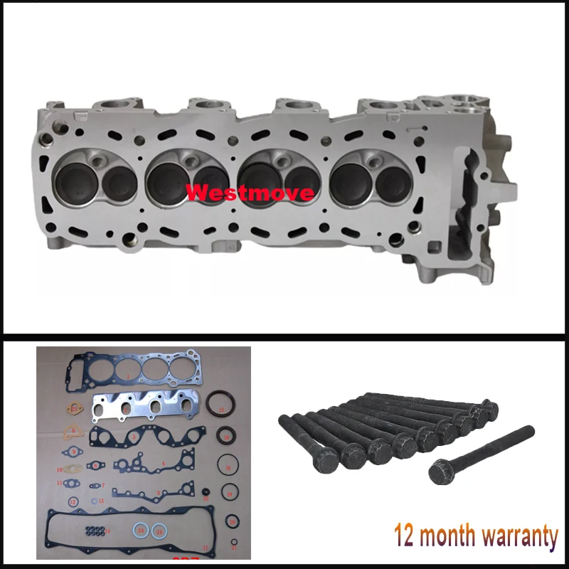 2RZ 2RZ-E Engine complete cylinder head bolt gasket for Toyota Hiace Hilux 2438cc 2.4L 2.4 L 1989-2004 11041-03J00 11101-75022