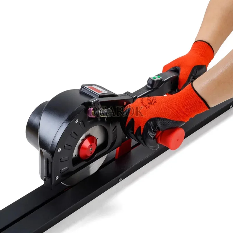 Mesin Pemotong Jalur Linier Kecepatan Tinggi 168MM untuk Memotong Kain, Kasur Karet Spons, Pemotongan PVC, Rel Panduan 3M