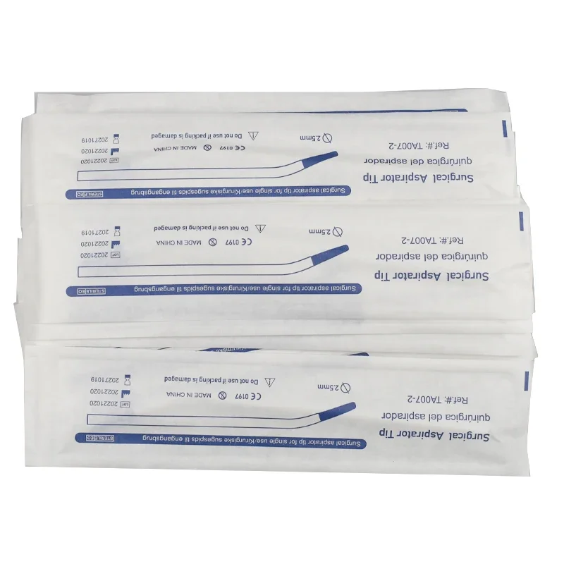 40 pieces 2 packs Disposable Saliva Ejectors Long Slim Suction Tips for Dental Clinic Surgery & Laboratory Use High Vacuum - Detail 1
