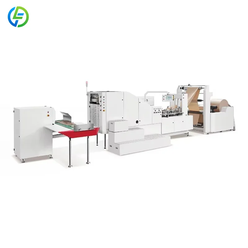 Customized Cheap Paper Coffee Bags Sealing Machine v Cut Die Cutting Automatic Paper Bag Machine view 5