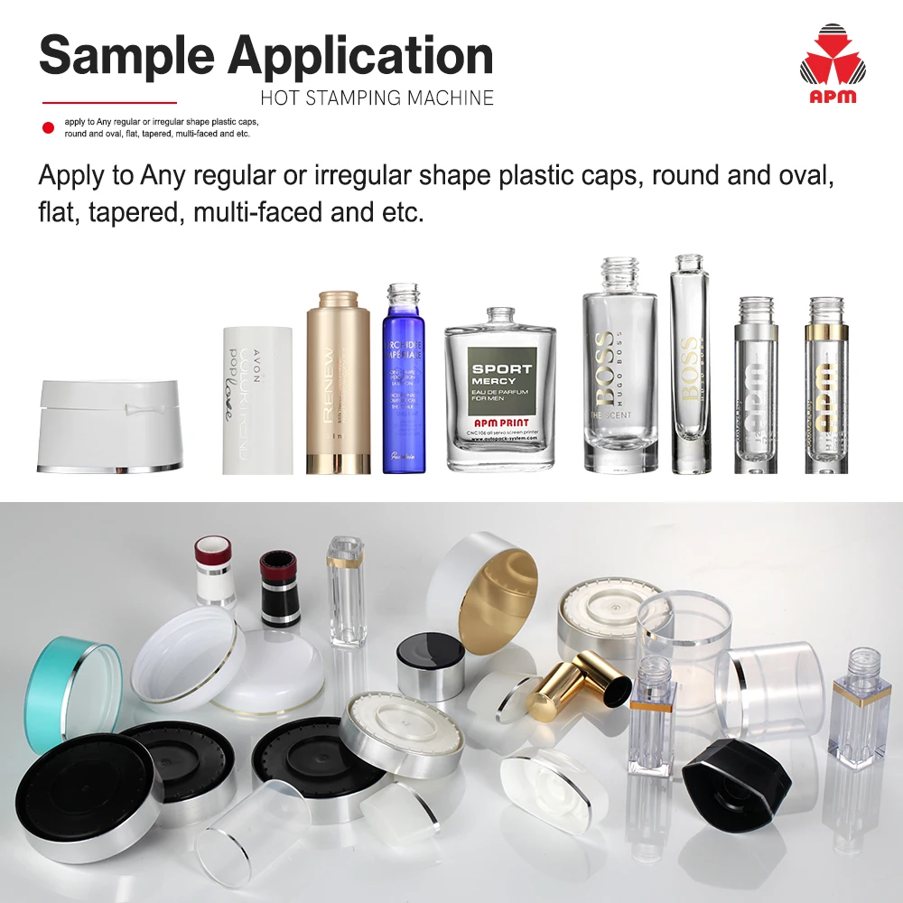 Nuovo design della macchina per stampa a caldo semiautomatica con cappuccio di qualsiasi forma