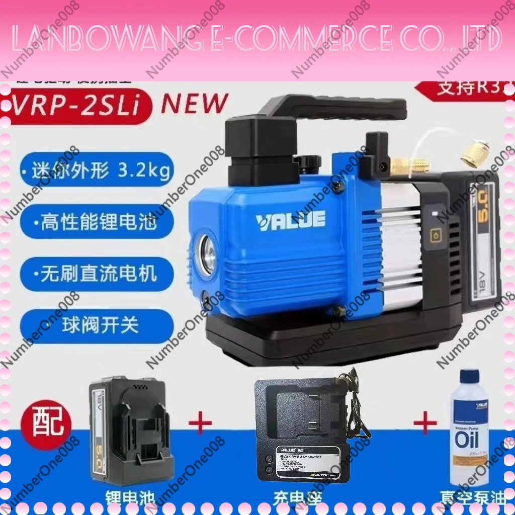 Cordless Vacuum Pump VRP-2SLi Single Stage 1L AC Maintenance Lab Filtration Portable Pump