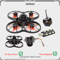 Emax Tinyhawk S Spare Parts Replacement 75mm Polypropylene Frame Kit, FPV Camera 600TVL CMOS, 0802 15500KV Motor, 1S USB