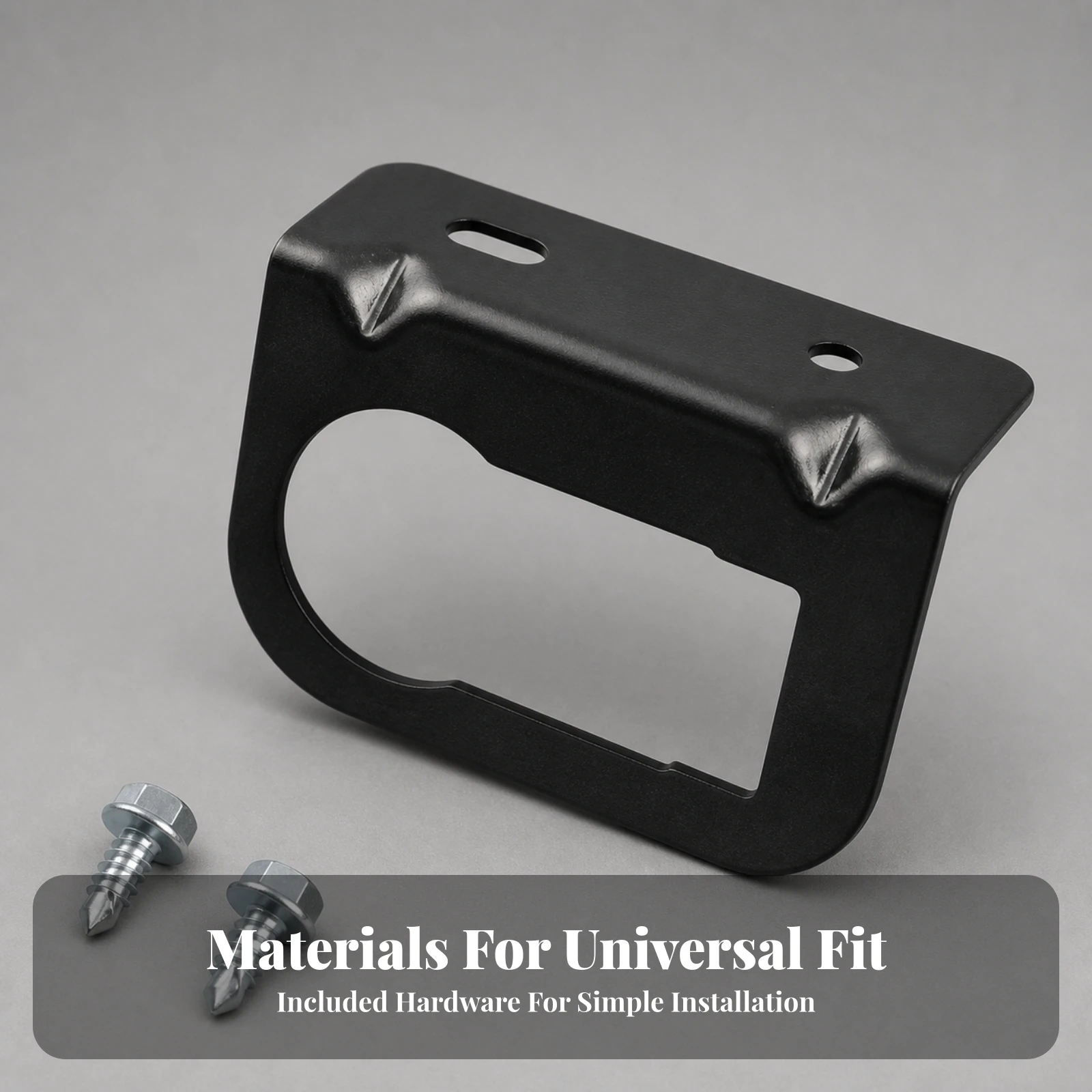 Electrical Connector Mounting Bracket Reinforced Trailer Connector Mounting Bracket Vibration-Resistant Standard Fit