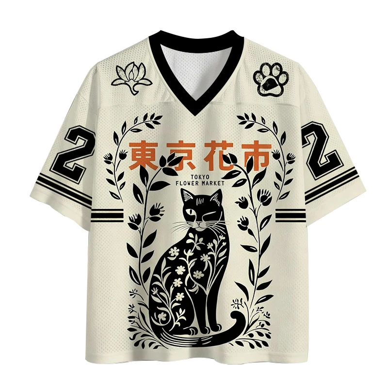 

2026 Best-Selling Sports Short-Sleeved T-Shirts, Trendy V-Neck Short-Sleeved T-Shirts, Uniquely Designed Sports Mesh Knitwear
