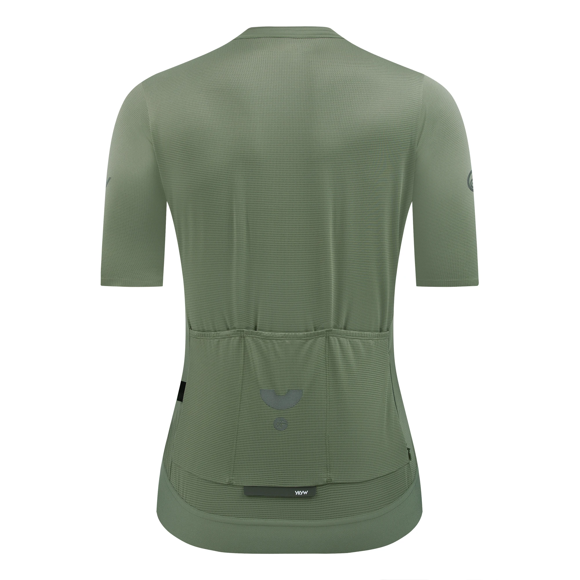 YKYWBIKE Damen Radtrikot Kurzarm Sommer Rennrad-Shirt Leichtes Fahrradshirt Maillot Rennbekleidung – Detail 4