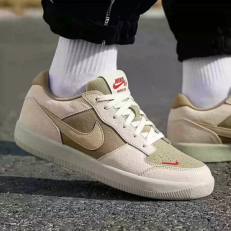 Nike sports shoes, slip-on style, men's shoes, autumn new model, SB FORCE 58, breathable and durable, casual shoes DV5477-106
