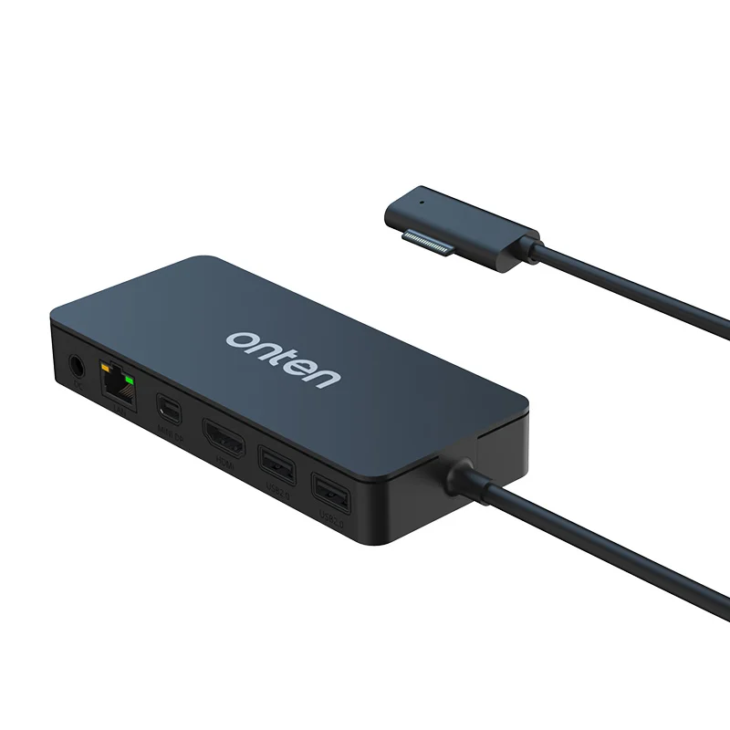 

Surface Multi-Function Docking Station HDTV Mini DP 4K60Hz RJ45 USB 3.0 Hub QC 3.0 DC 5.5mm for Microsoft Surface