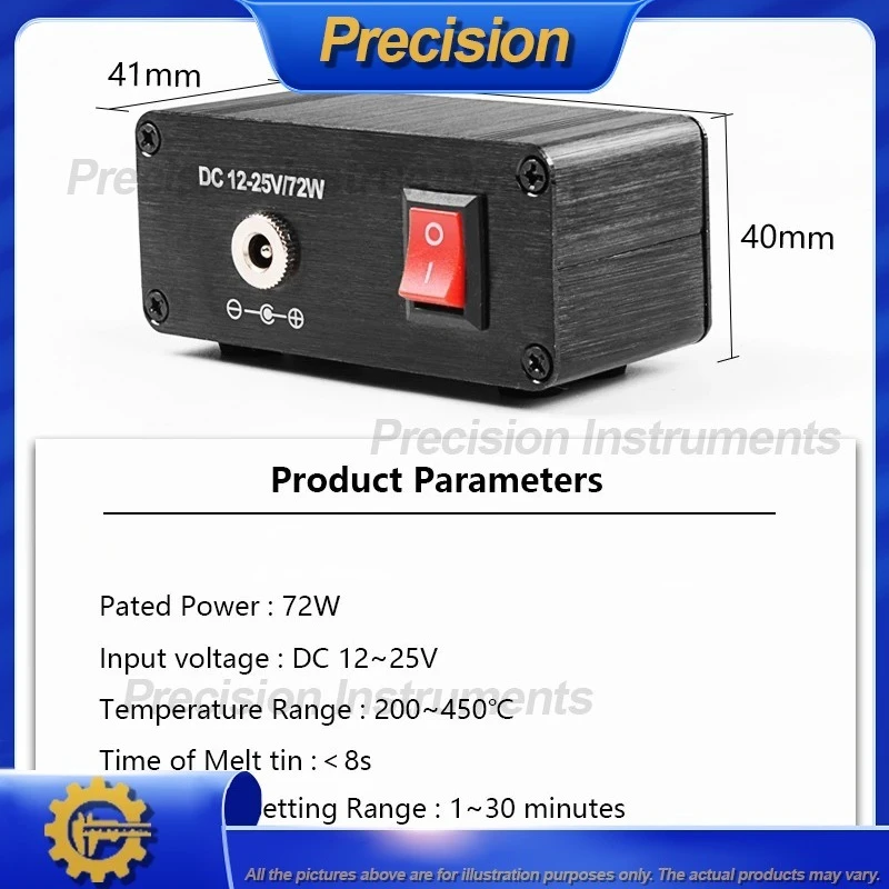 طقم مكواة لحام صغيرة بدرجة حرارة قابلة للتعديل لعام 2026 مع شاشة OLED أداة إصلاح محمولة للاستخدام المنزلي