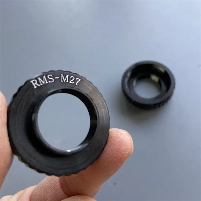Anneau adaptateur pour objectifs de microscope, RMS à M27, outils d'extension d'objectif, 1 pièce