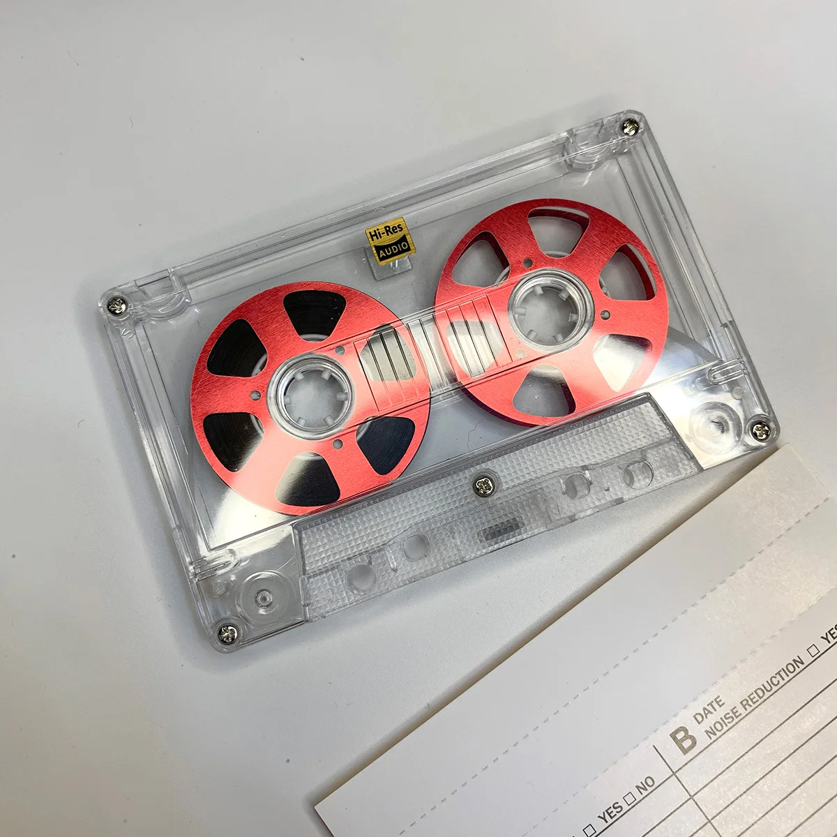Retro Reel-to-Reel-Kassette, beidseitig beschichtetes Metall, 50 Minuten, leeres Kassettenband für Walkman-Aufnahmen (mit 50-minütigem Band) – Detail 10
