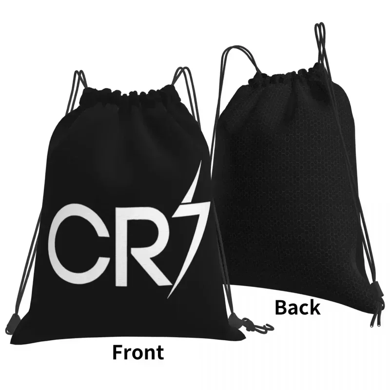 CR7 Cristiano Ronaldo backpacks fashion portable drawstring bags drawstring bundle pocket sundries bag book bags for travel