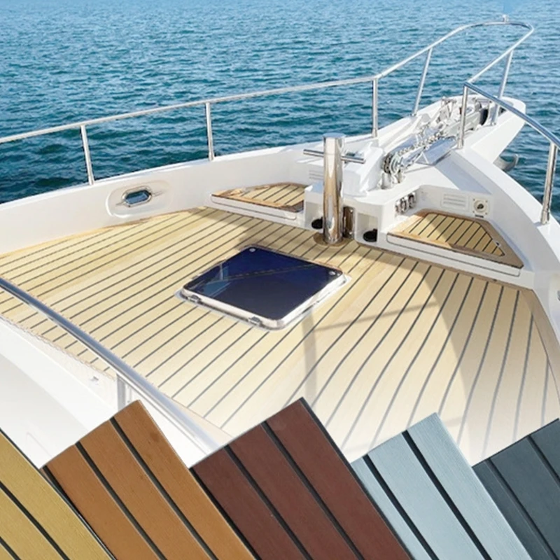 

Лист настила Легко очищаемый клейкий морской пол для моторных яхт