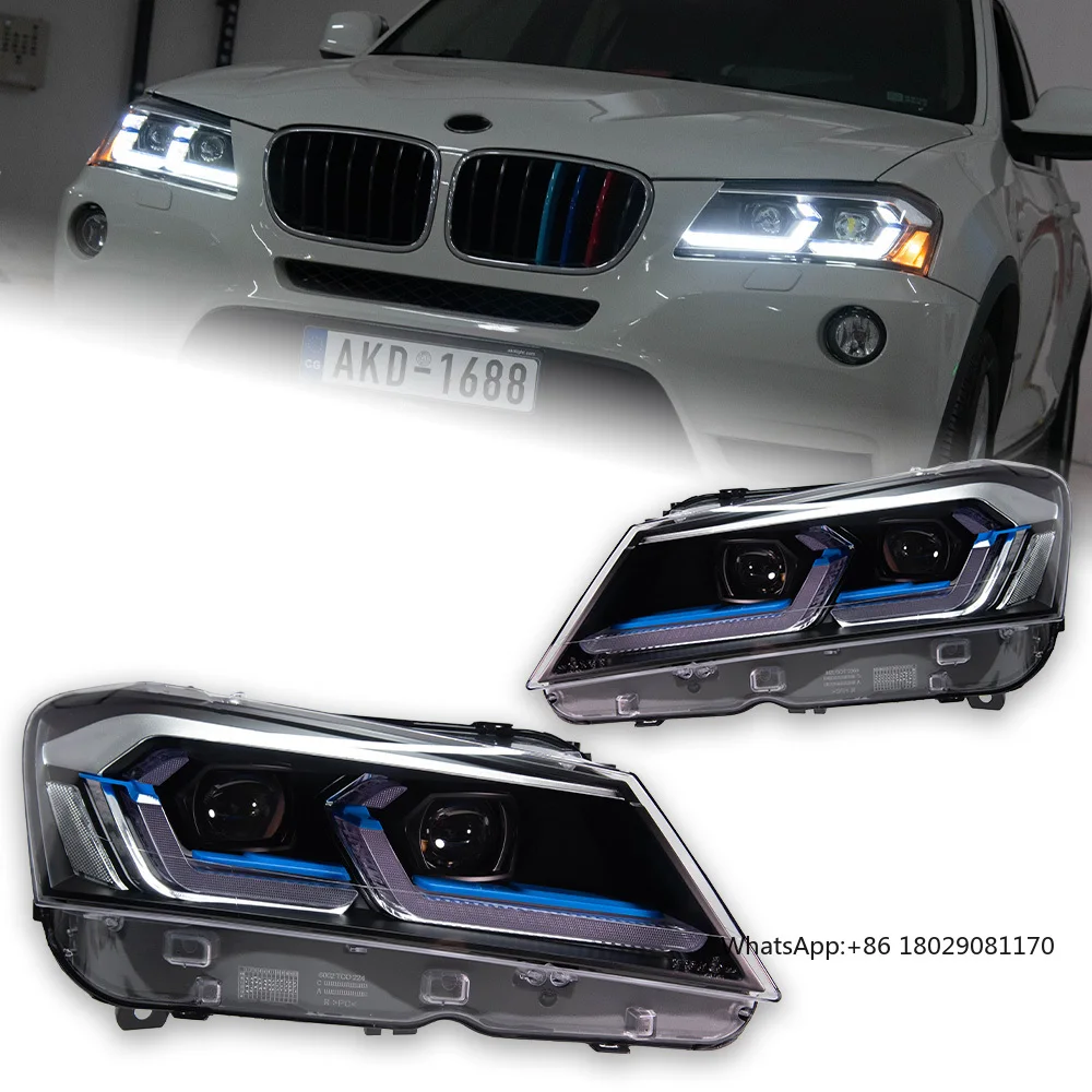 

Car Lights for BMW X3 LED Headlight Projector Lens 2010-2013 F25 Headlights Signal Head Lamp Drl Automotive Accessories