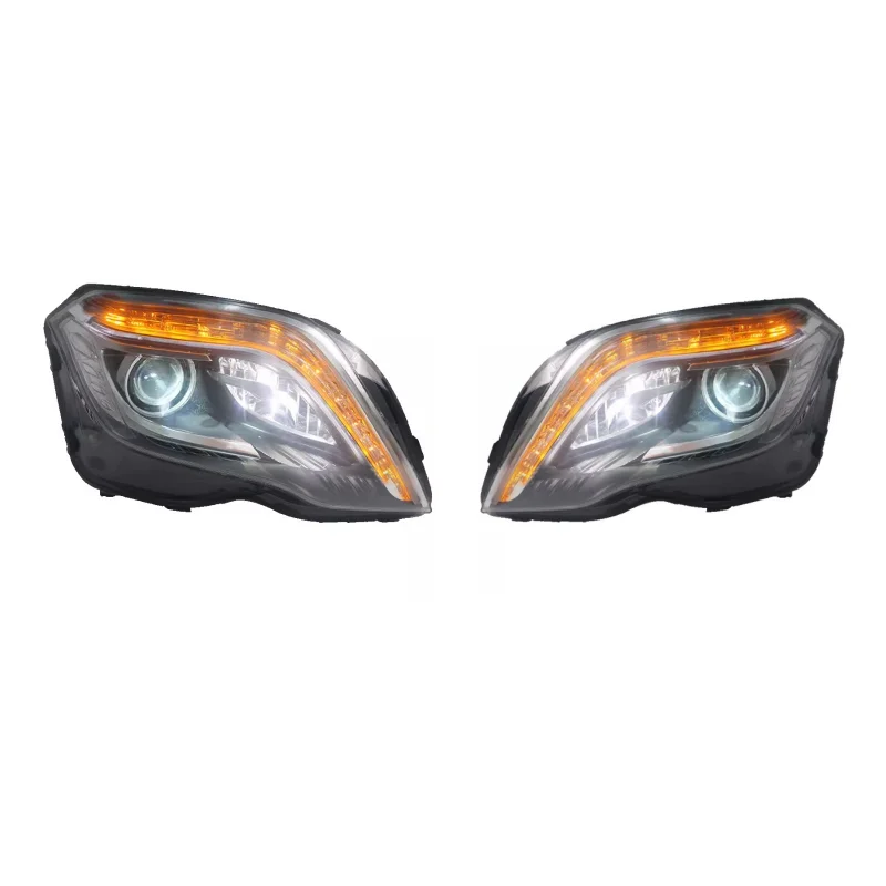 

1 Pair LED Headlight for Mercedes Benz GLK 200 260 300 Maybach modified Car Daytime running light Turn signal Hight Low beam