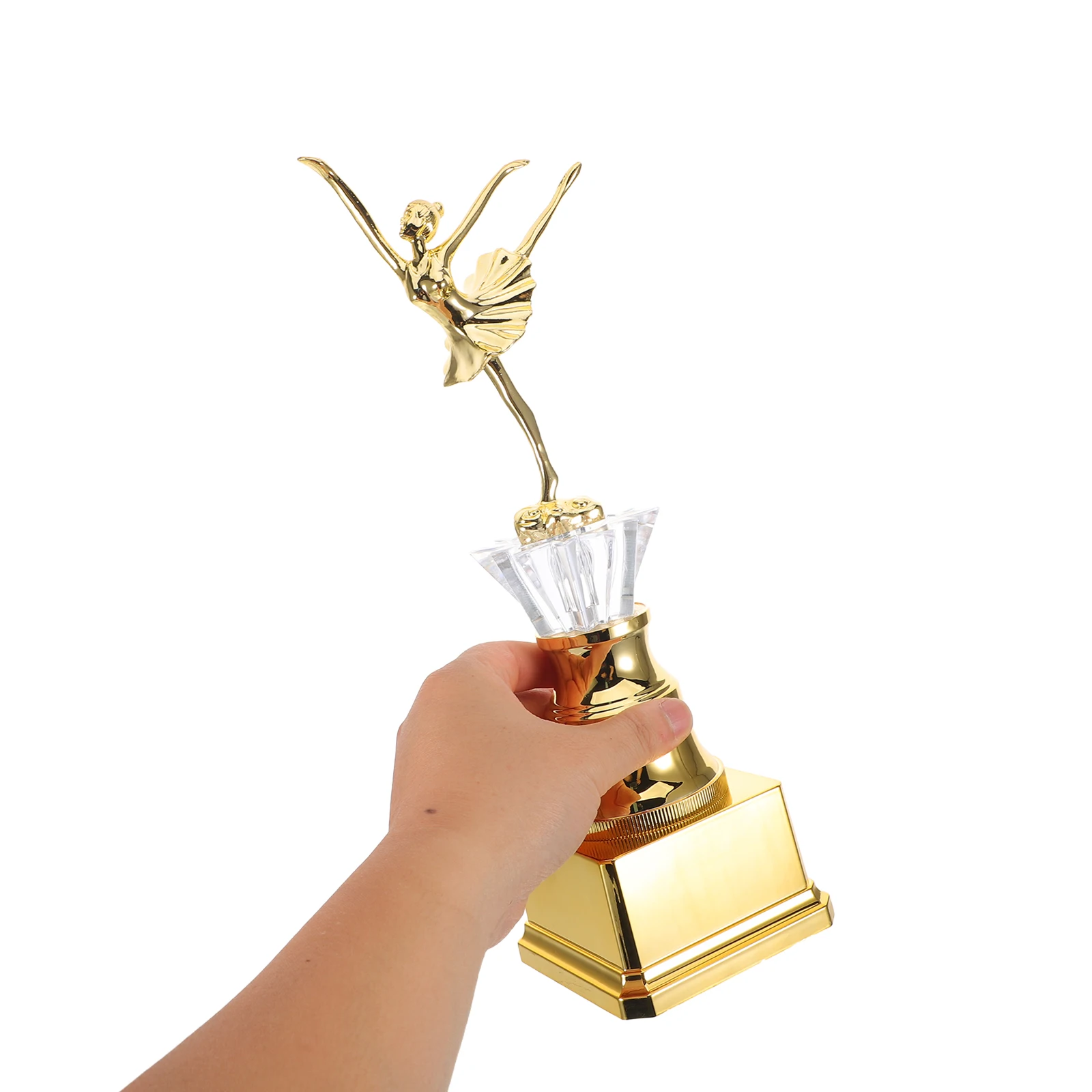 Dance Trophy Ballet Plastic Gold Award Cup Participation Prize Souvenir for Competitions Winning Dance Trophy Trophies for Kids