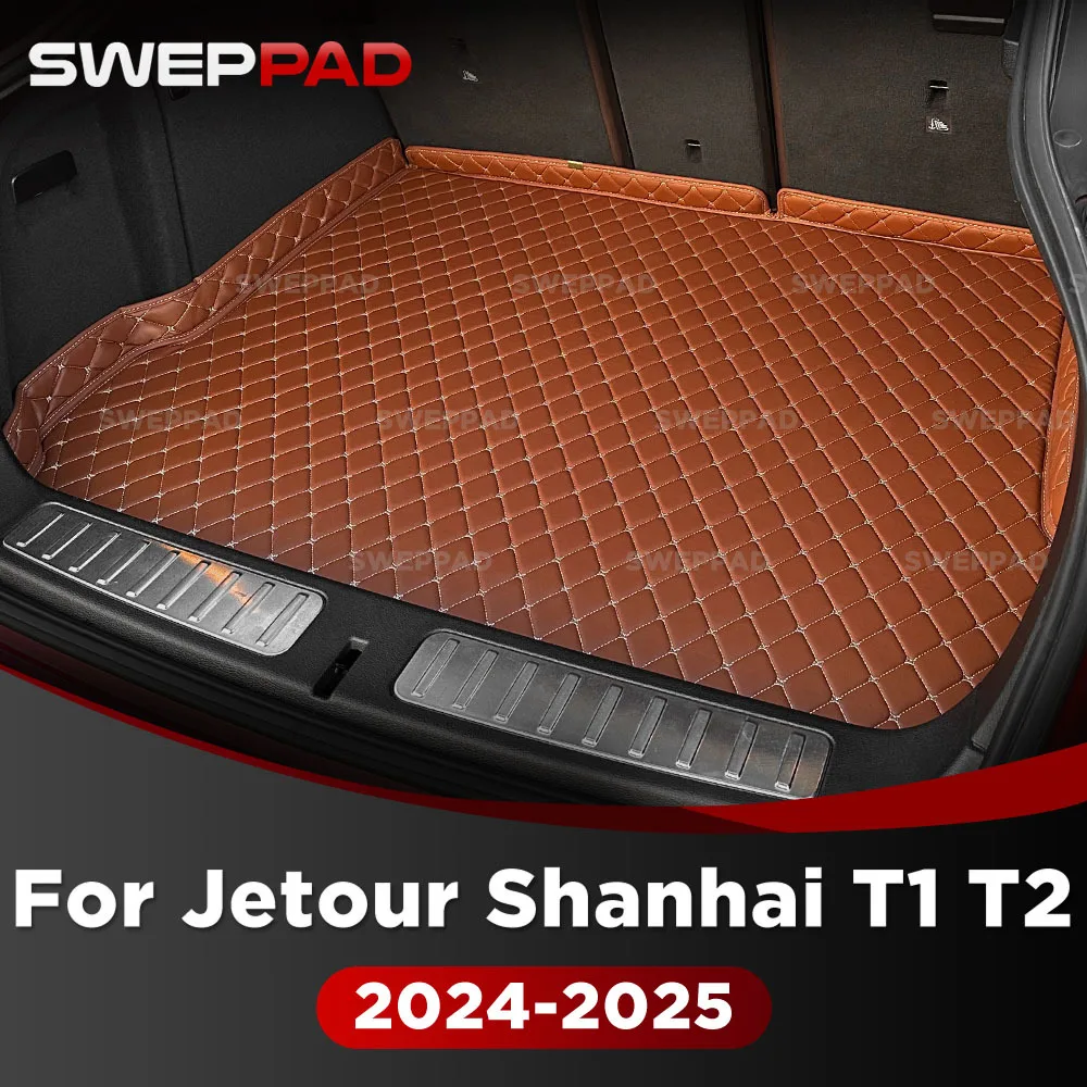 

Для Jetour Shanhai T1 T2 2024-2025 изготовленный на заказ коврик в багажник автомобиля, антигрязная накладка, защитный коврик, грузовая подкладка, автомобильные аксессуары для интерьера