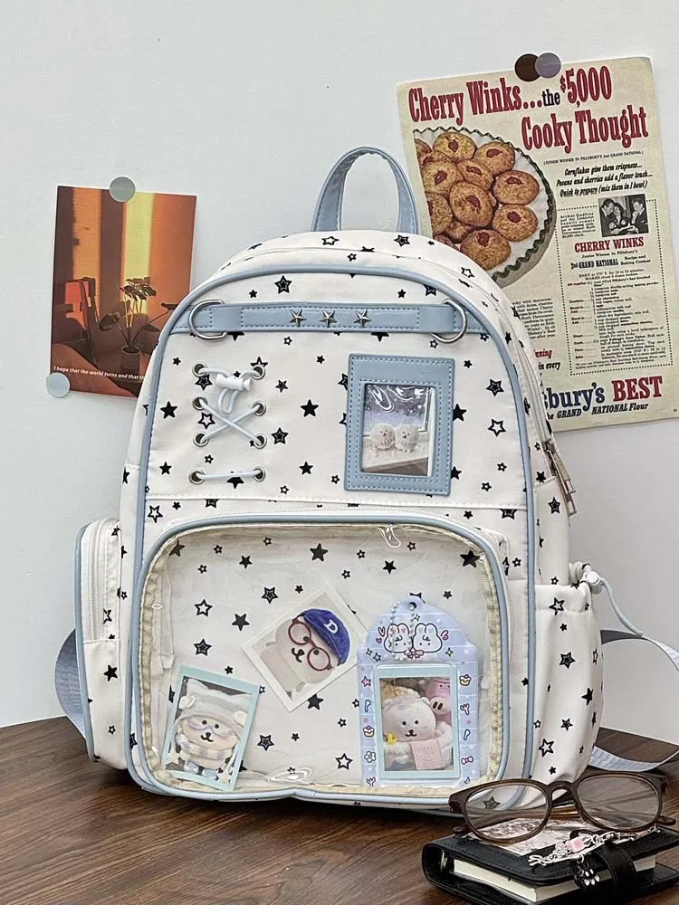 Kawaii Starry Harajuku Pastel Ita Backpack