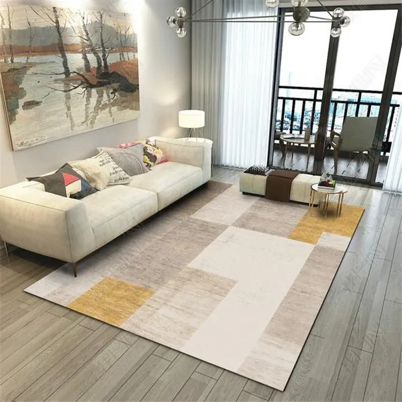 3d Printing Rug Modern Simple Living Room Sofa Coffee Tables Rugs Nordic Style Decoration Bedroom Carpet Cloakroom Study Carpets