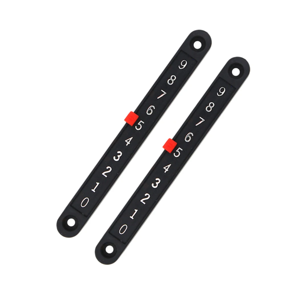

2 Pcs Football Scorer Table Scorekeeper Black Counters Scoring Bar Durable