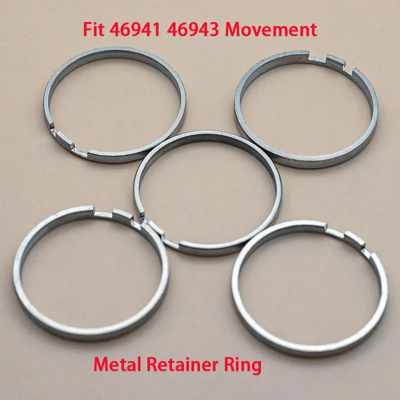 Metal Retainer Ring Fit 46941 46943 Movement Accessories Replacement Spare Parts For Oriental Double Lion Watch Repair Part