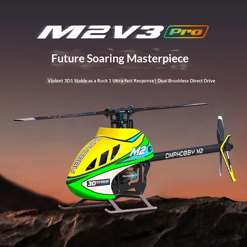 

OMPHOBBY M2V3 Pro RC Remote Control Helicopter 2025 New Professional 3D Stunt Aerobatic Flying Aircraft For RC Hobby Enthusiasts