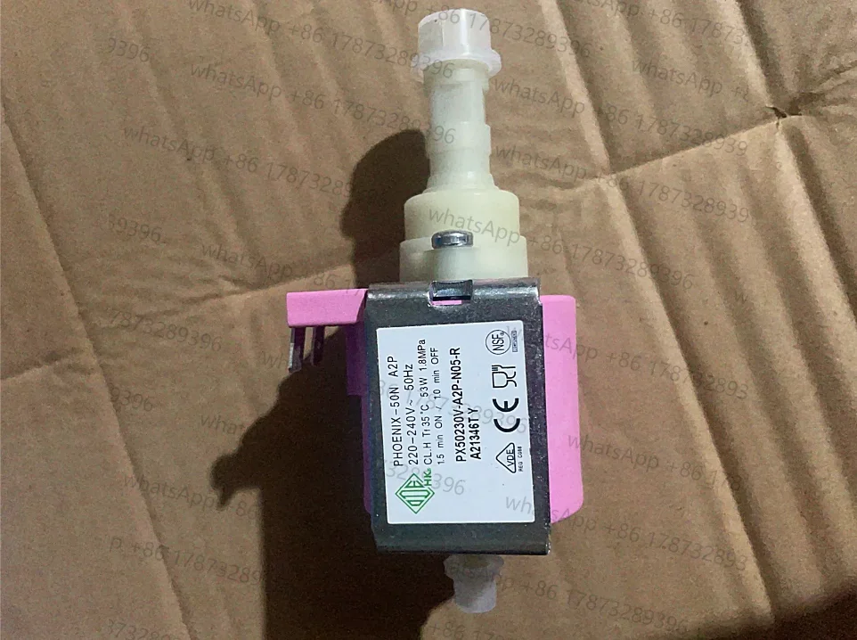Coffee Machine Water Pump PHOENIX-50N 220V-240V 53W Esspresso Machine Solenoid Vibratory Pump Electromagnetic Pump Self-priming