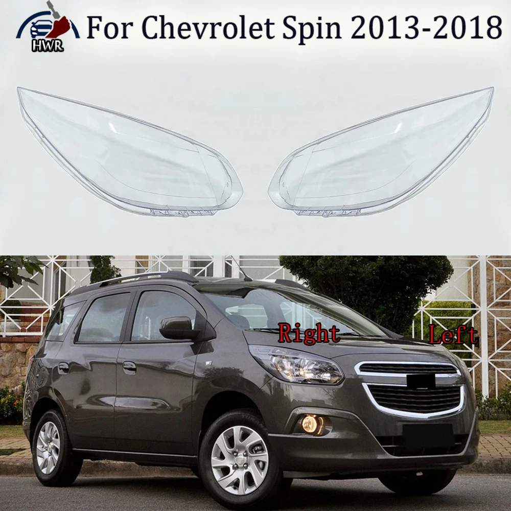 

For Chevrolet Spin 2013-2018 Headlights Shell Transparent Lampshdade Headlamp Cover Lamp Shade Plexiglass Replace Original Lens