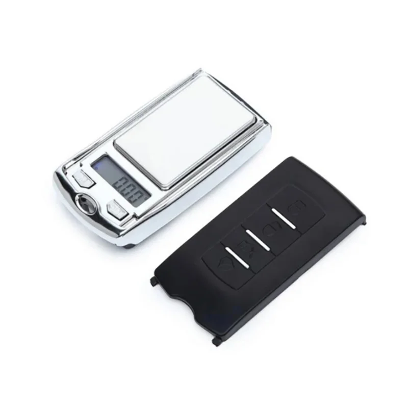 200g/100g 0.01g di precisione portatile a forma di chiave per auto Mini bilancia elettronica tascabile digitale con Display LCD e batterie 1 pz