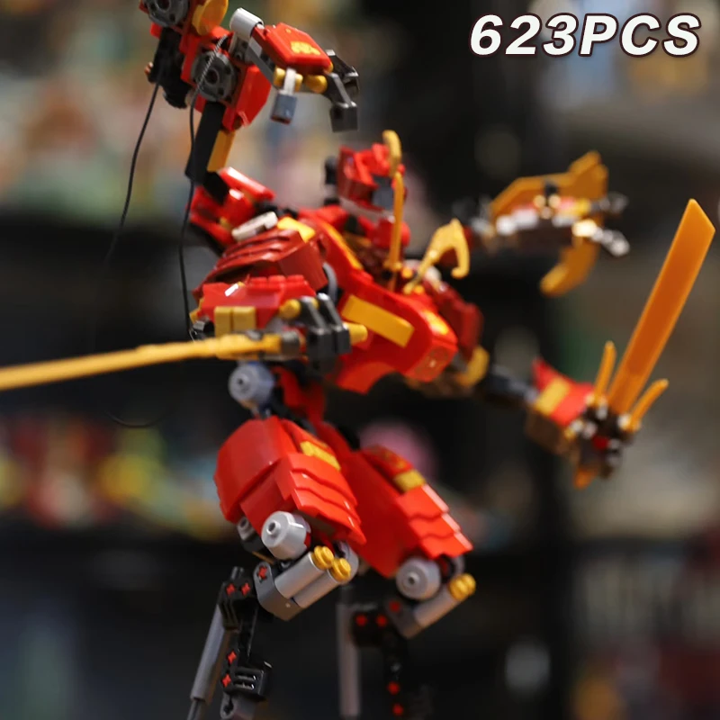 مجموعات الزينة سلسلة اللبنات Kais Climbing Mech روبوت نموذج الأطفال DIY جمع هدايا العيد  #5