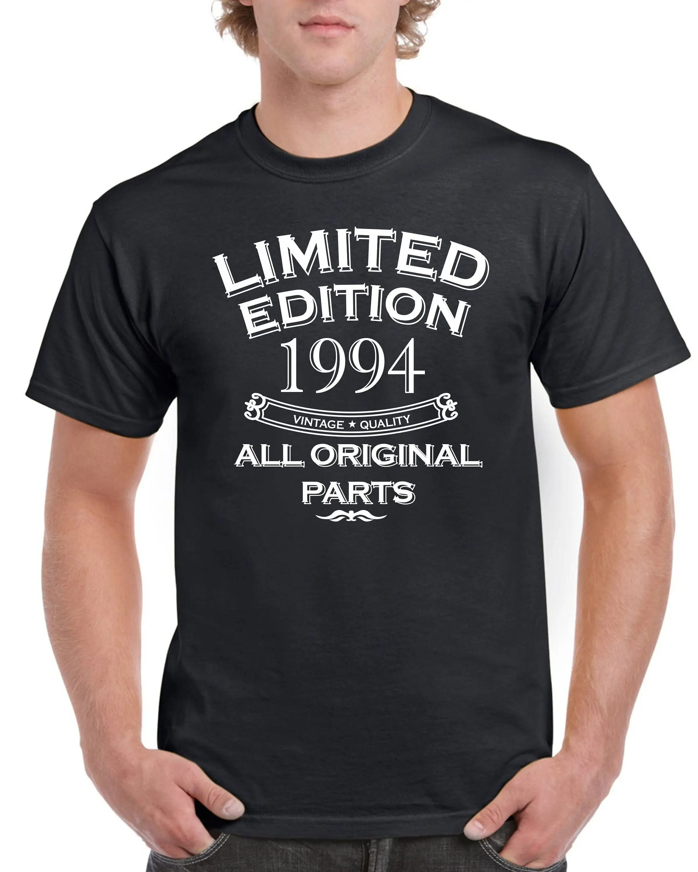 Mens 30th Birthday s For Dad T Shirt Top Present Thirty Limited Edition Year 1994 All Original Parts Funny 30 old