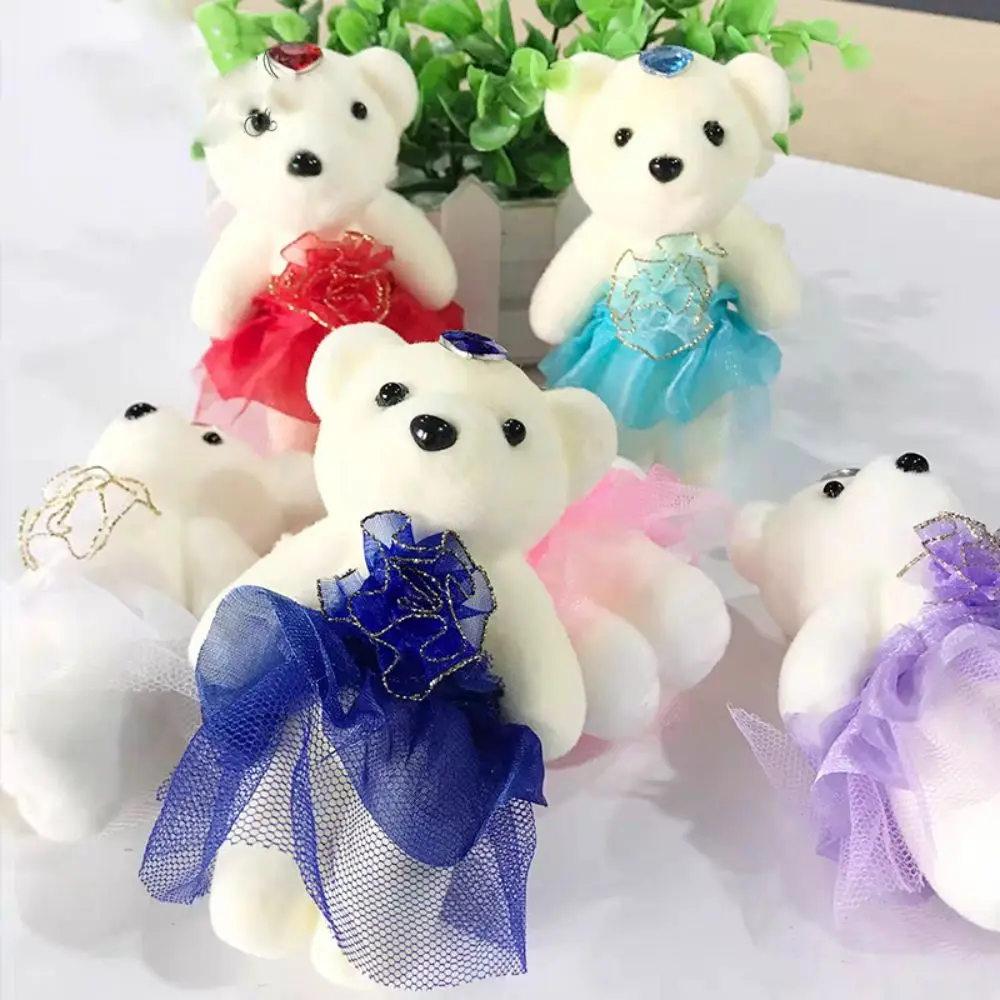 

10pcs Foam Bear Bear Foam Couple Bear Handmade Mini Bear Flower Bouquet Cartoon DIY Cartoon Bouquet Girl Birthday Gift